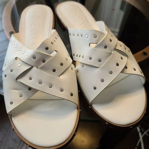 Nine West Studded Slides